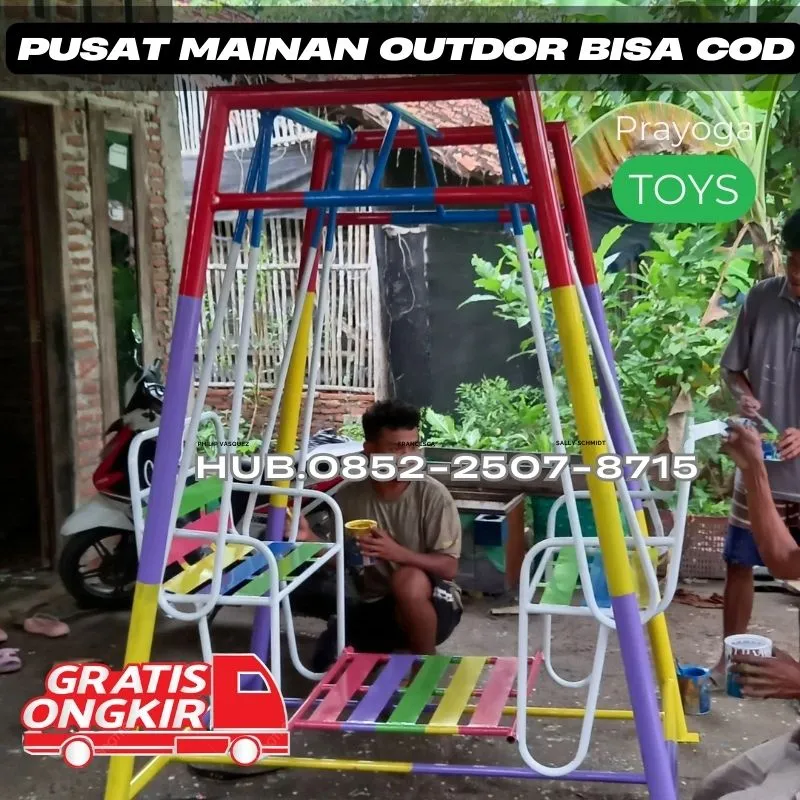 Rekomendasi ayunan besi depan rumah Dan mainan outdoor tk Kec Kerek Tuban