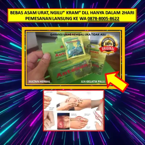 0878-8005-8622 Obat Asam Urat Herbal Dr Zaidul Akbar Di Kota Palu