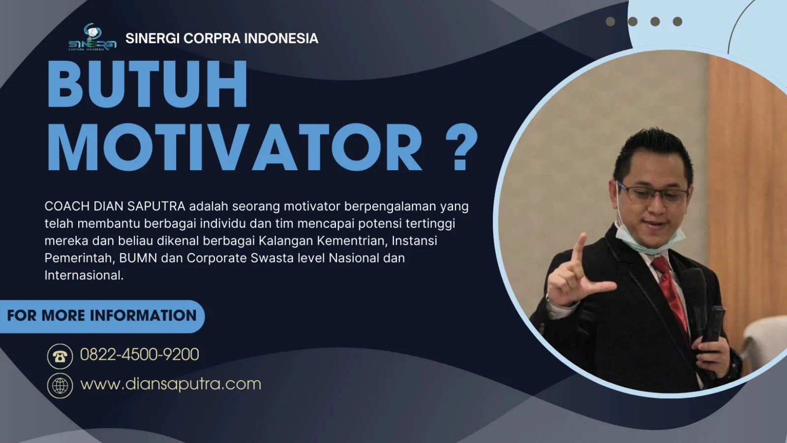 Motivator Brebes, Terpercaya & Solutif, Dian Saputra