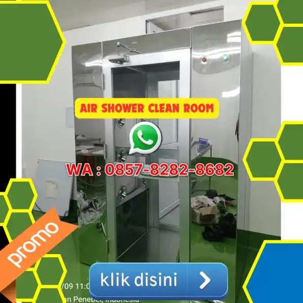 🔴 (TERBAIK) WA : 0857.8282-8682 Vendor Air Shower Cleanroom Pabrik Kosmetik