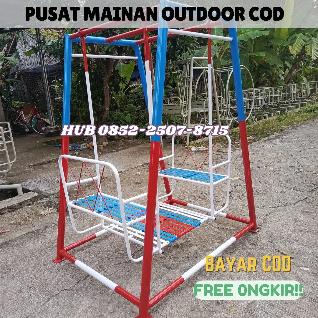 Custom ayunan besi pakai atap Cocok Untuk Taman Rumah Kekinian Kec Kledung Temanggung