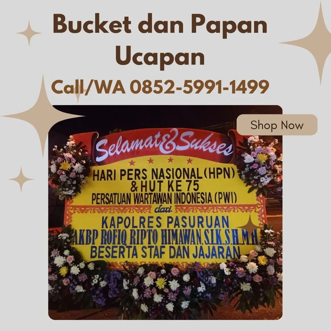 Jual Buket Bunga Artificial Pandaan