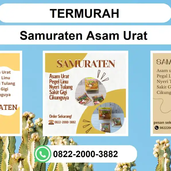 TERMURAH, 0822-2000-3882 DISTRIBUTOR Samuraten Asam urat Bontang