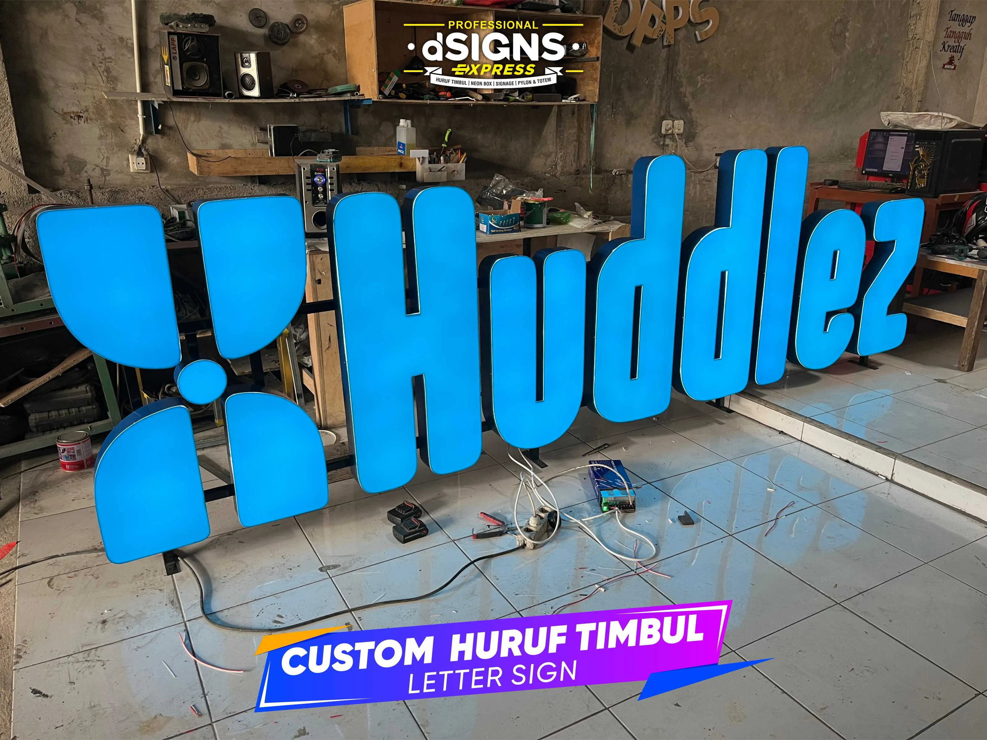 Signage Huruf Timbul dan Papan Nama Outdoor