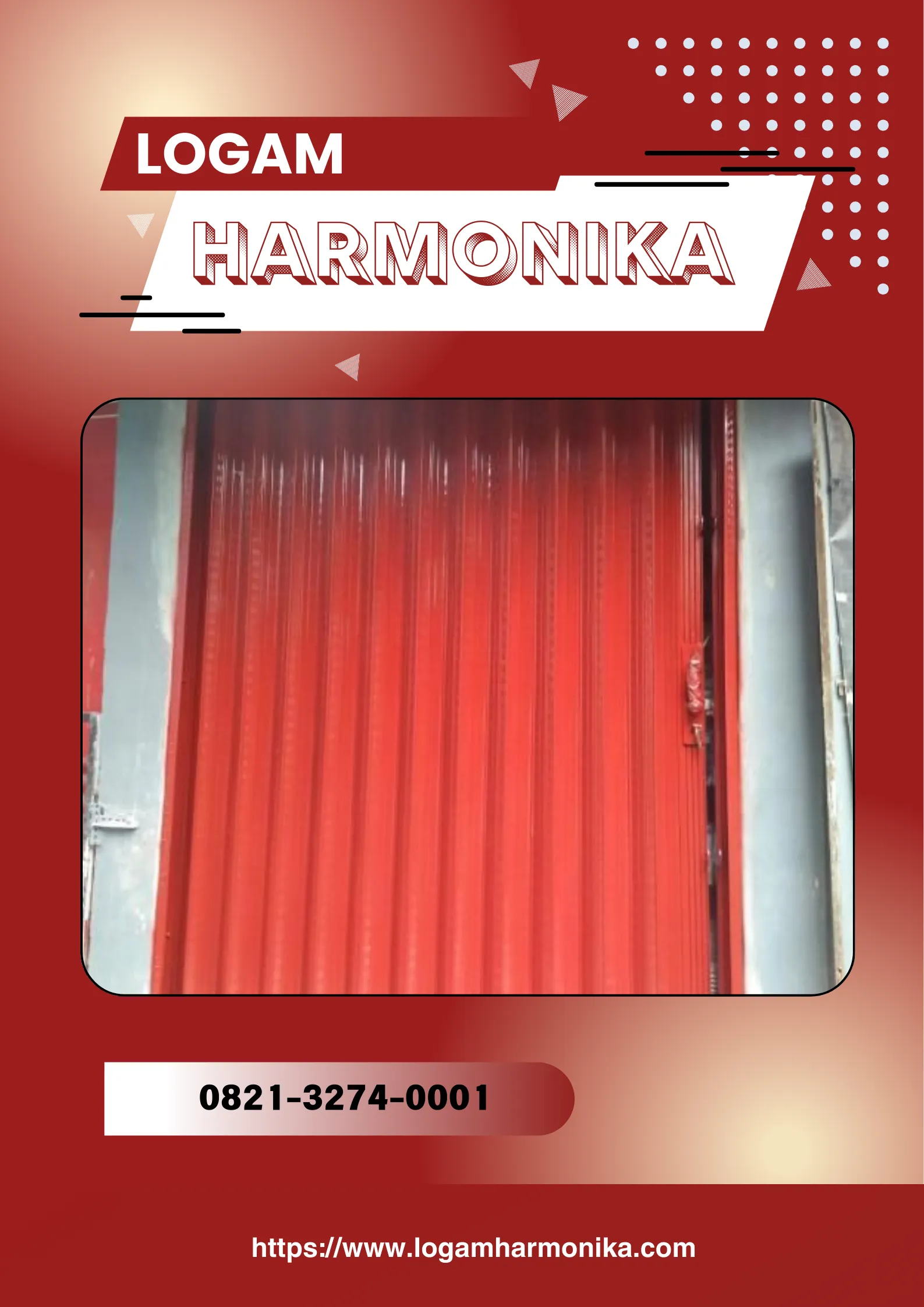 JUAL PINTU RUKO LAMANDAU www.logamharmonika.com