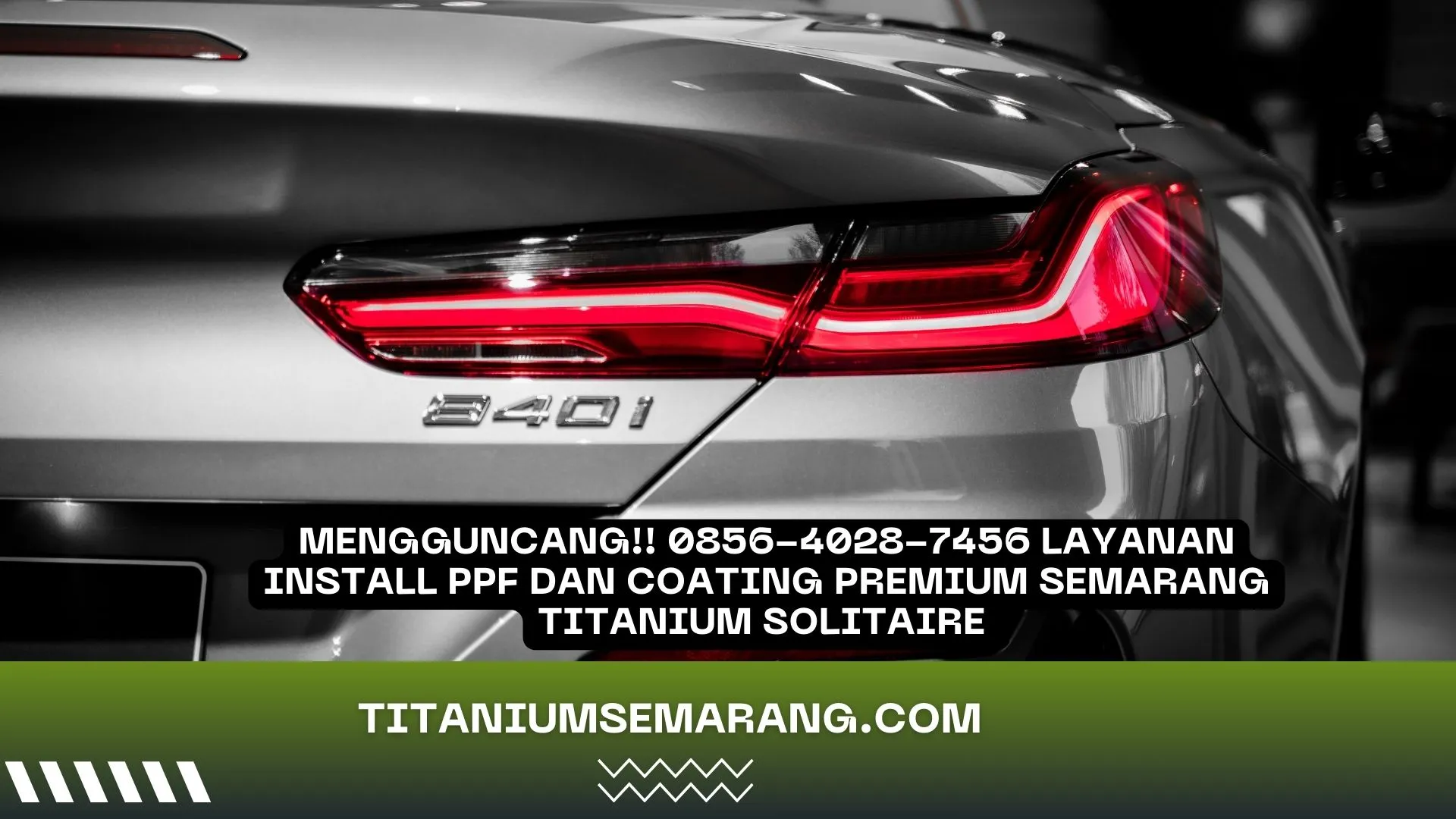 Mengguncang!! 0856-4028-7456 Layanan Install PPF dan Coating Premium Semarang Titanium Solitaire