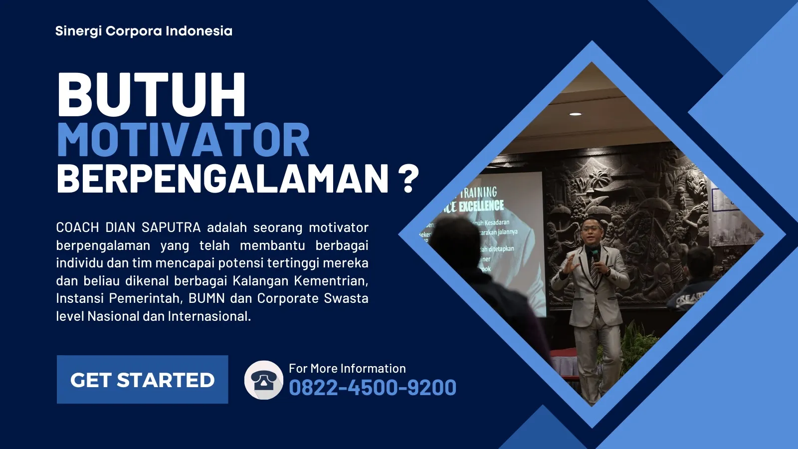 Trainer Motivator Demak, Terpercaya & Solutif, Dian Saputra