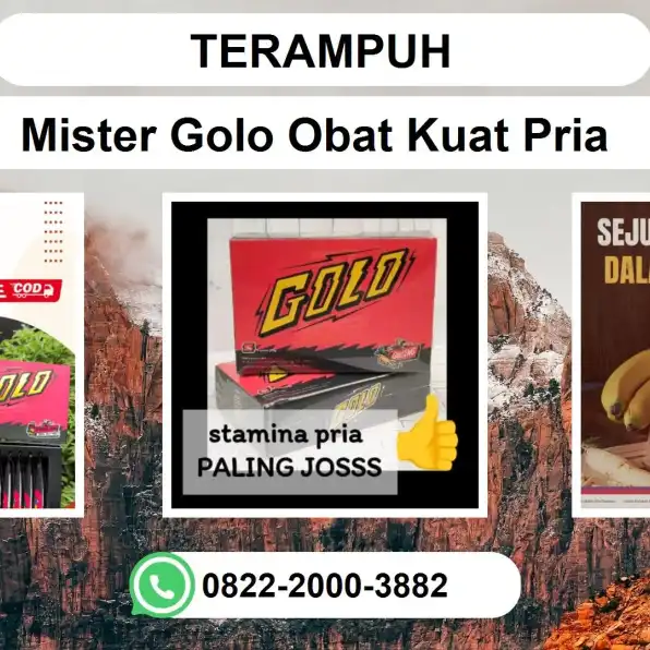 TERAMPUH, 0822-2000-3882 Distributor Mister Golo Obat Kuat Pria Bekasi