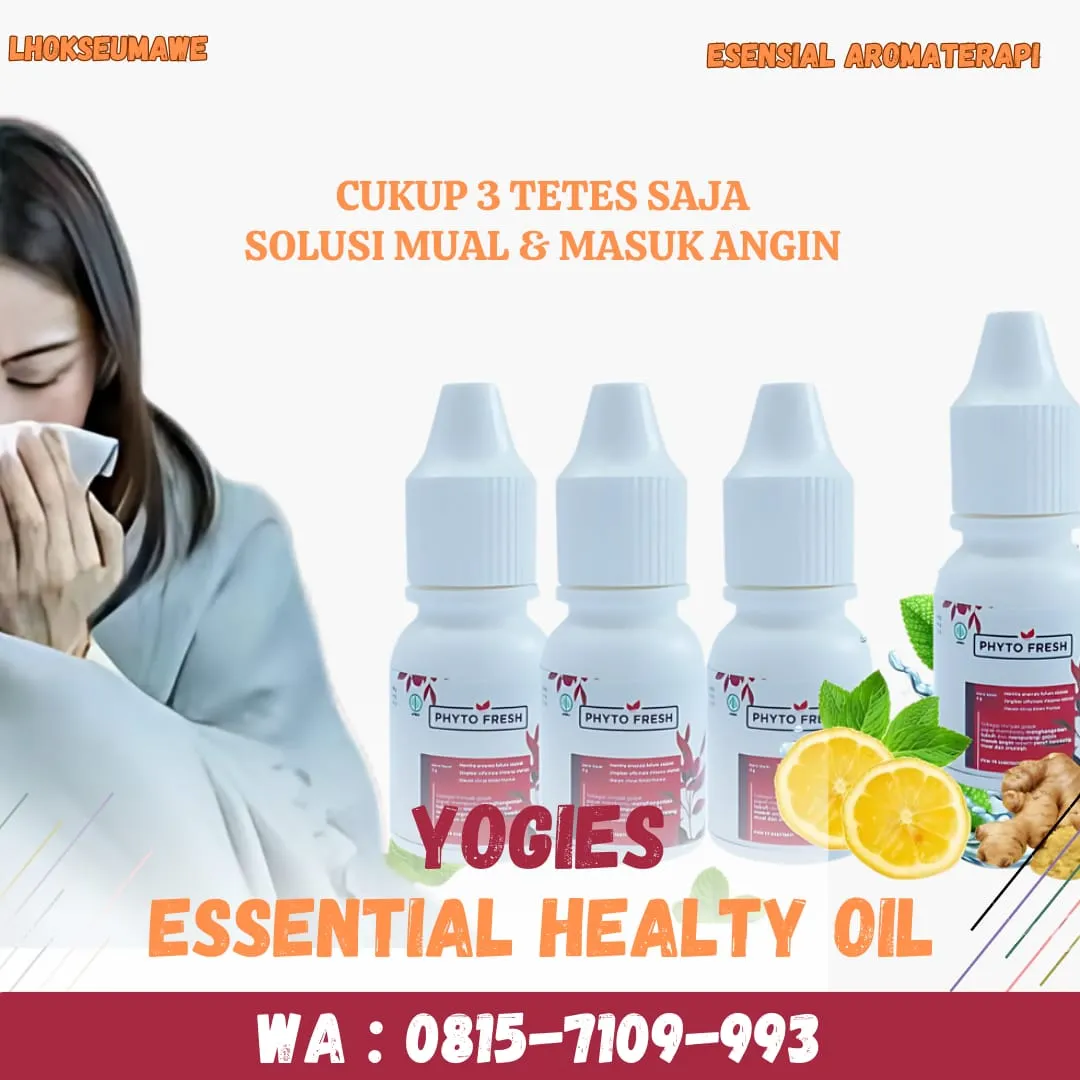 YOGIES, Pusat Distributor Minyak penghilang ketegangan Kota Lhokseumawe