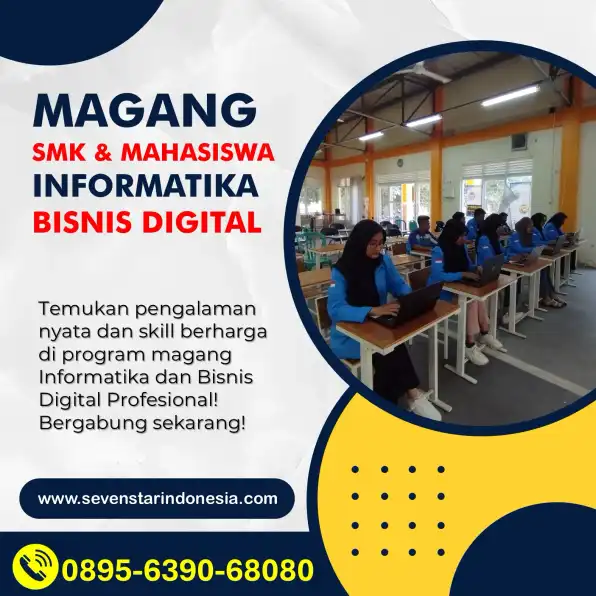 (WA 0895 6390 68080)  Magang Informatika di Malang: Lowongan Terbaru untuk Mahasiswa 2025