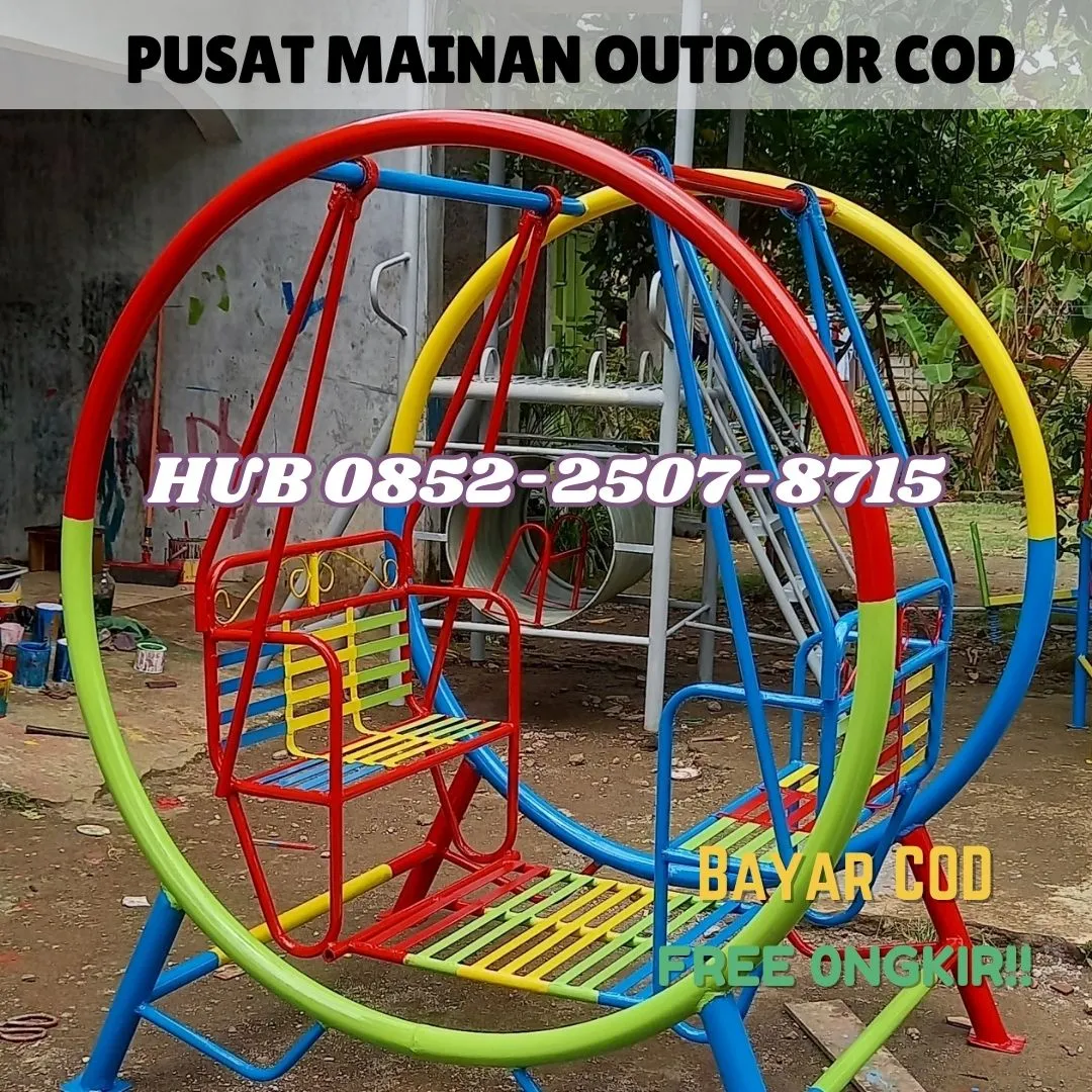 Inspirasi ayunan besi modern Dan Mainan Besi TK Kec Curugbitung Lebak