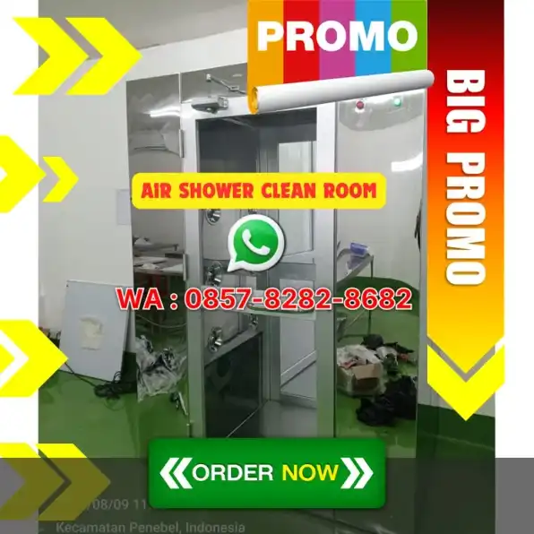 🔴 (TERBAIK) WA : 0857.8282-8682 Vendor Air Shower Cleanroom Pabrik Kosmetik