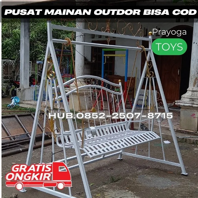 Contoh ayunan besi sederhana Dan Perosotan Custom Kec Takeran Magetan