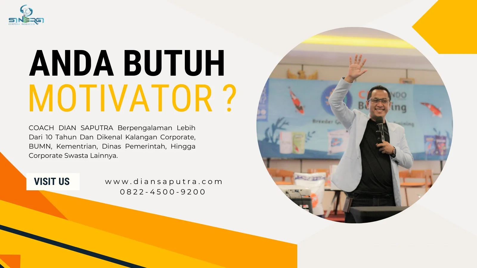 Motivator Pemalang Terpercaya & Solutif, Dian Saputra