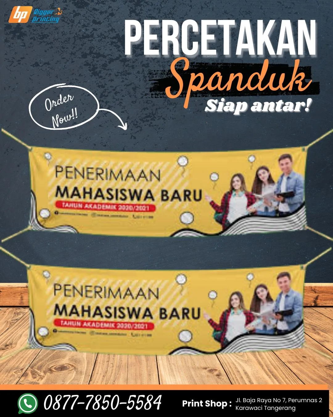 Spanduk Siap Antar