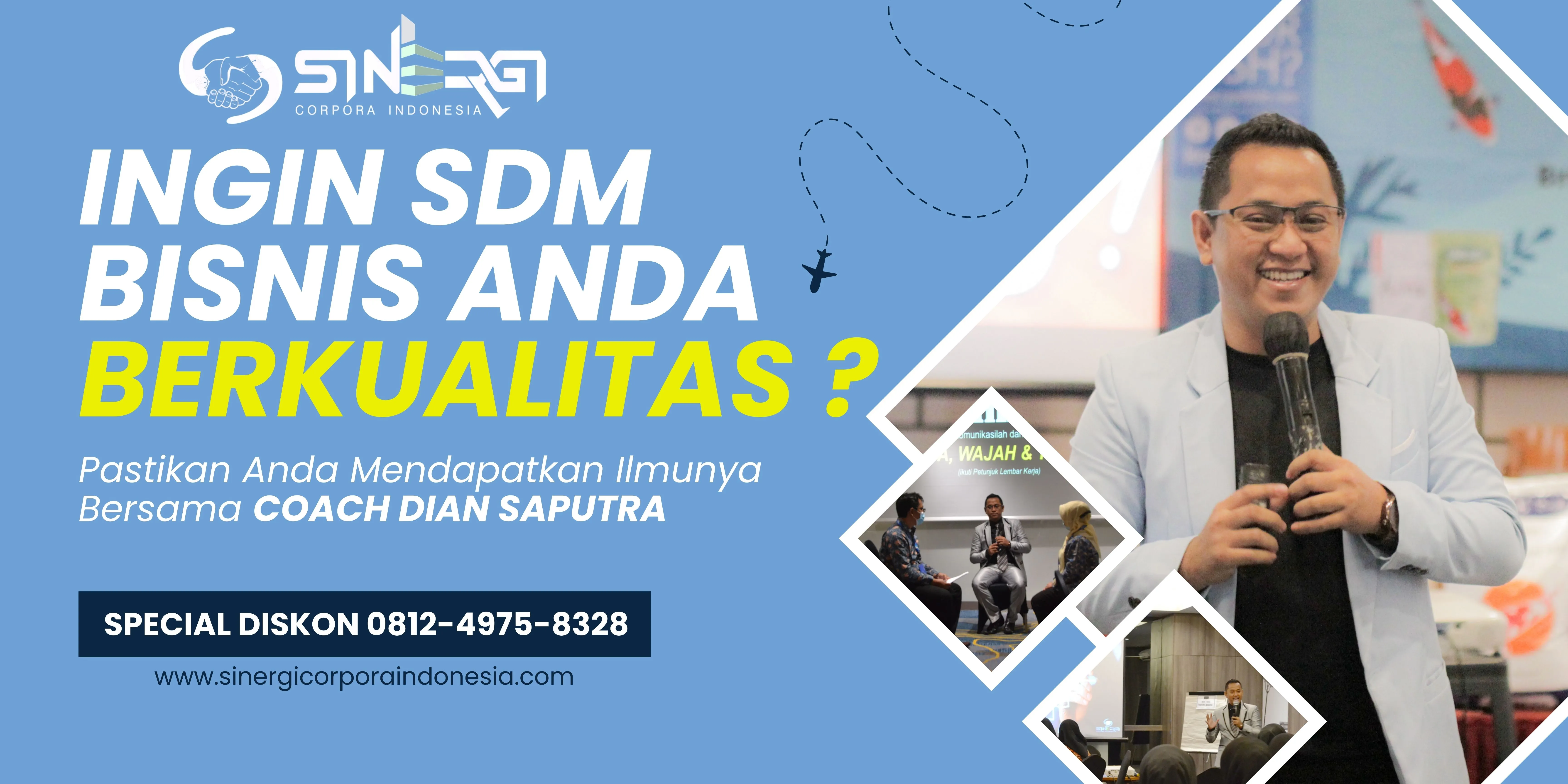 MOTIVATOR DI  Tangerang Selatan, TERLARIS DAN LUCU, Coach Dian Saputra