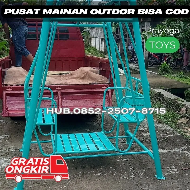 Contoh ayunan besi dewasa Dan Perosotan Custom  Kec Panggul Trenggalek