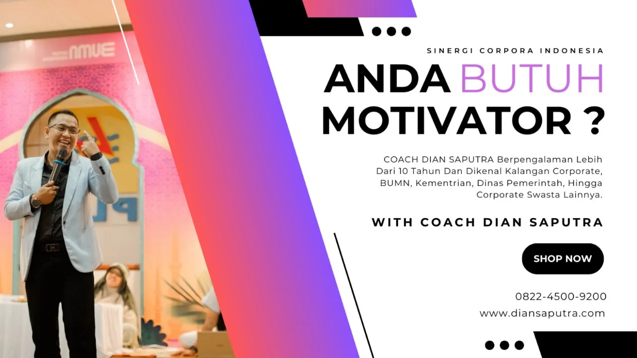 Motivator Bandung, Terpercaya & Solutif, Dian Saputra