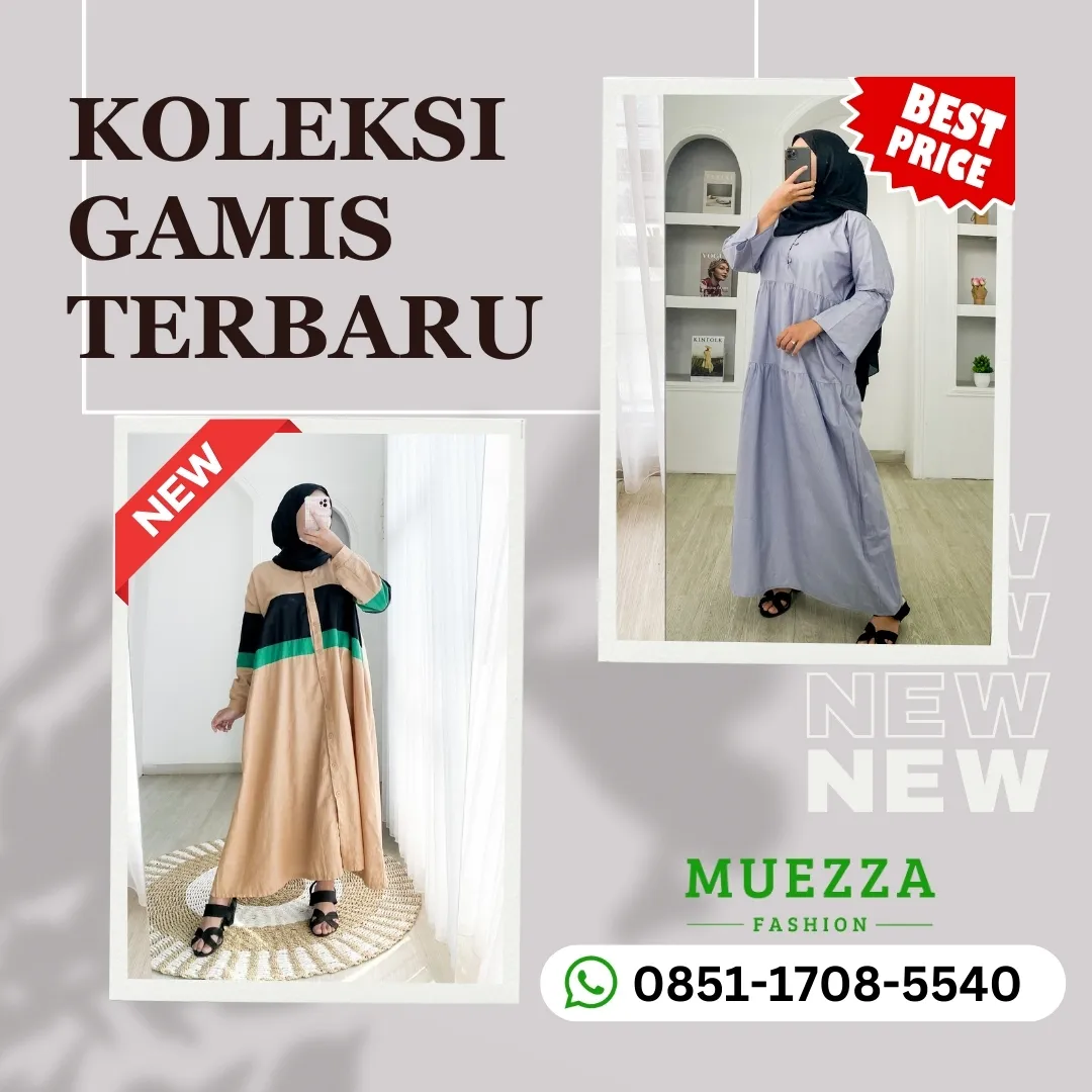 DISKON BESAR Jual Gamis Polos Untuk Pengajian Subulussalam Manado Muezza Fashion