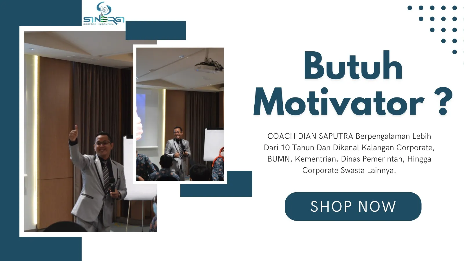 Pembicara Motivator Sumenep, Terpercaya & Solutif, Dian Saputra