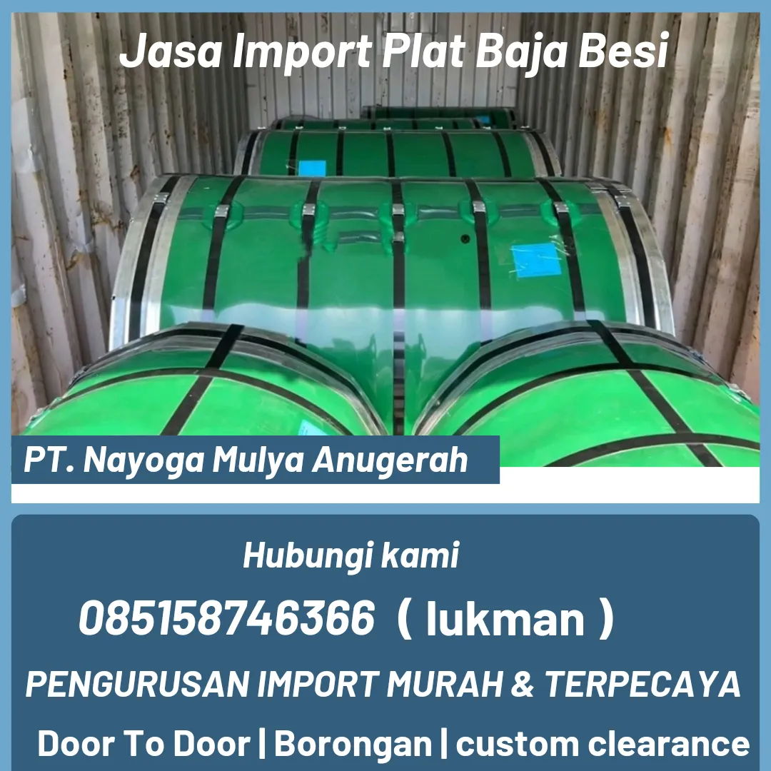 JASA IMPORT PLAT BAJA YUNANI DOOR TO DOOR INDONESIA