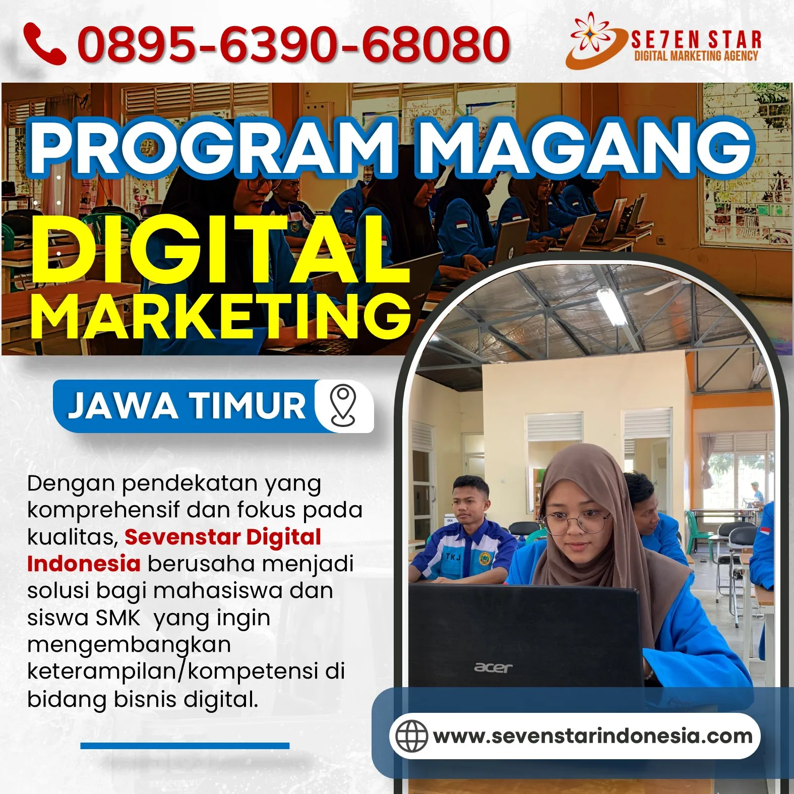 WA 0895-6390-68080, Program Prakerin Multimedia DKV di kediri