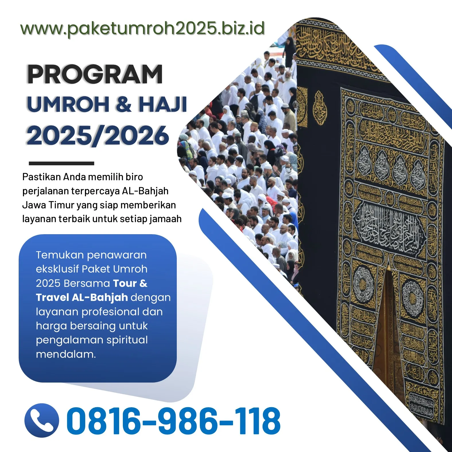 Travel Umroh Akhir Tahun 2025 Ngajum Malang Bersama AL Bahjah