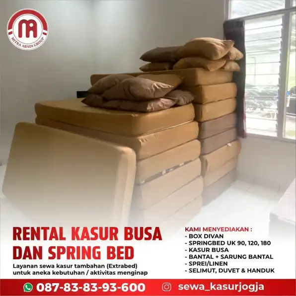 Persewaan Kasur Jogja WA/Telp. : 08783 8393 600 Siap Antar Sampai Tujuan