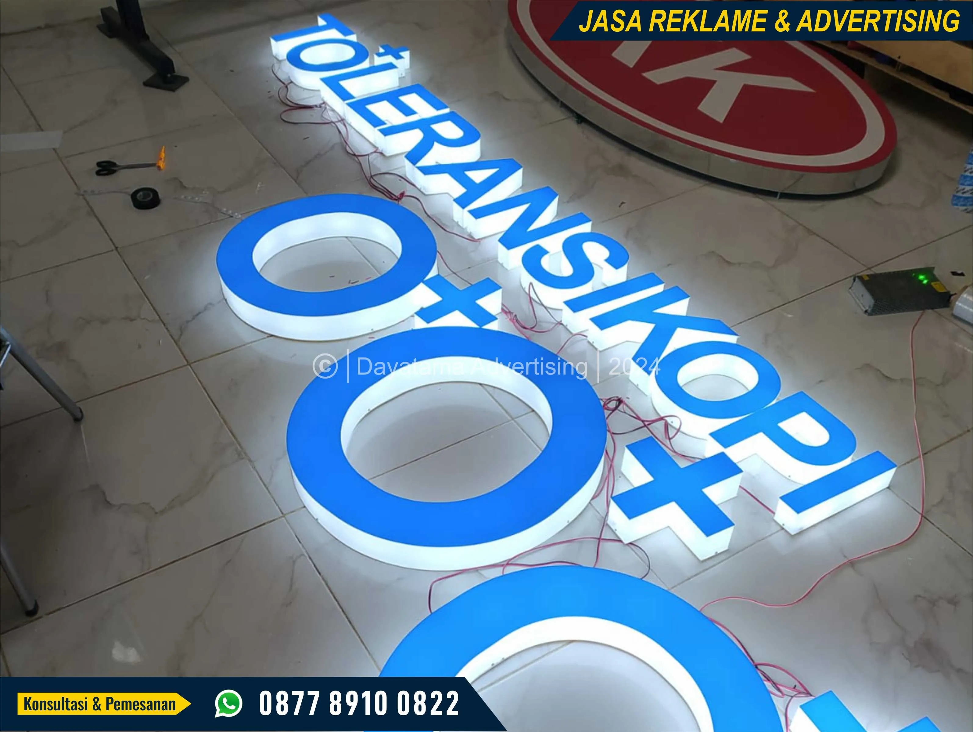 Signage Logo Huruf Timbul Akrilik Jatinangor - Sumedang