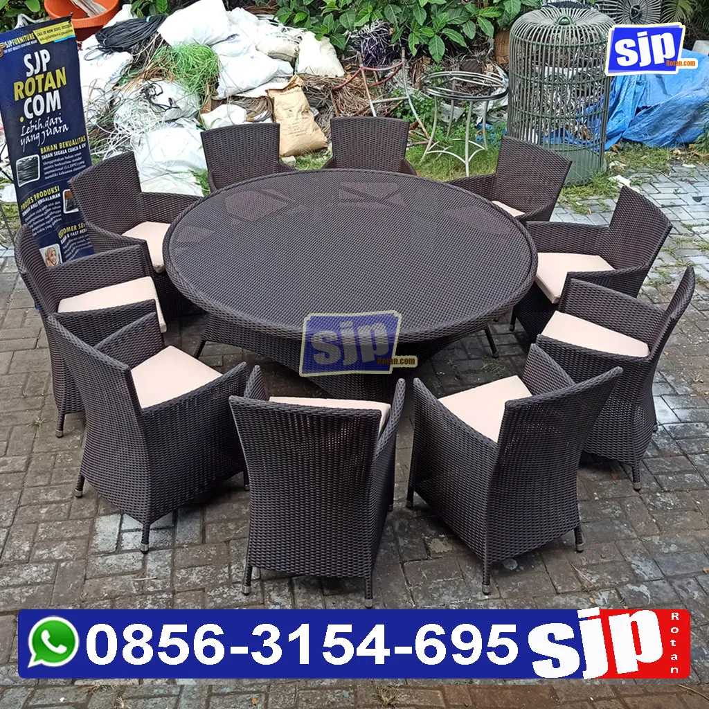 produsen kursi meja makan rotan sintetis