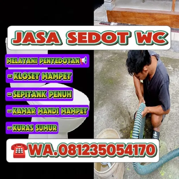 sedot wc CLP, CILACAP