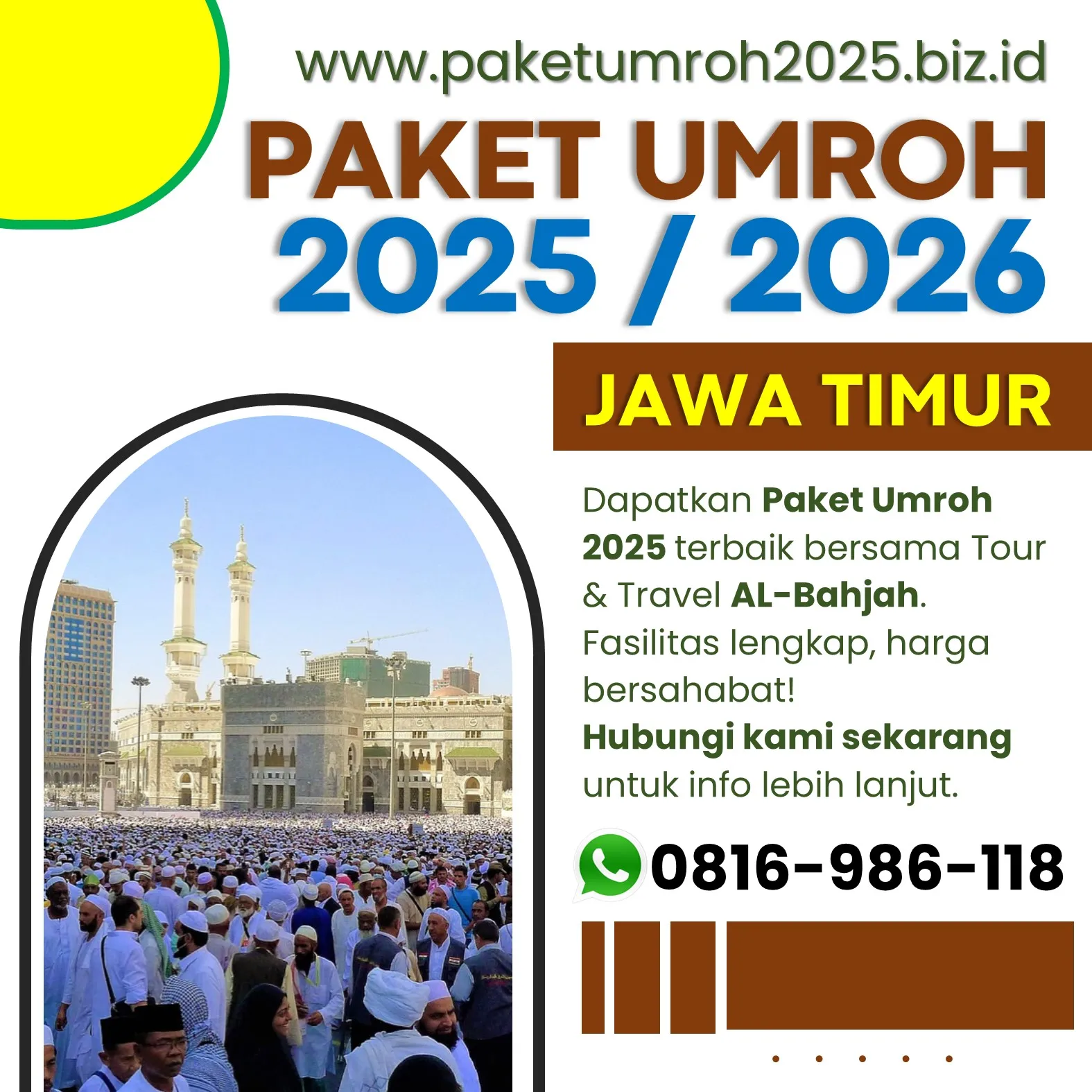 Rekomendasi Travel Umroh 2025 Jabon Sidoarjo AL Bahjah, Pilihan Terbaik!