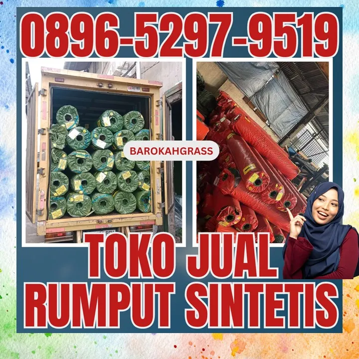 0896-5297-9519 (Bu Diana), Distributor Rumput Sintetis Palembang Banyuasin Iii