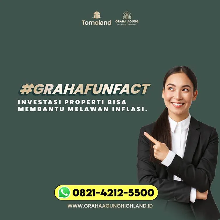 STRATEGIS T821-4212-5500 Rumah Dijual Graha Agung Malang