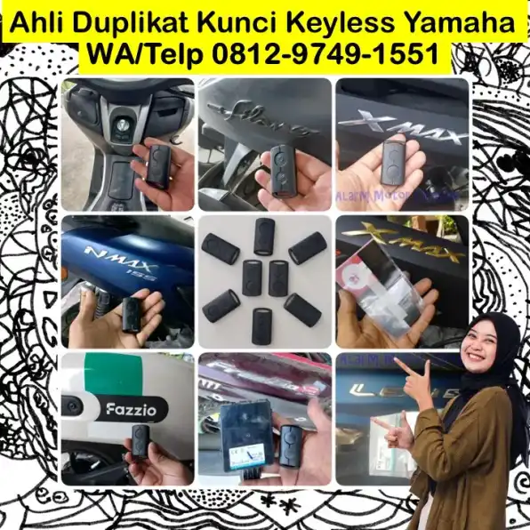 0812-9749-1551(Wa), Layanan Jasa Duplikat Kunci Motor Yamaha Nmax Lexi Freego Aerox Majalengka