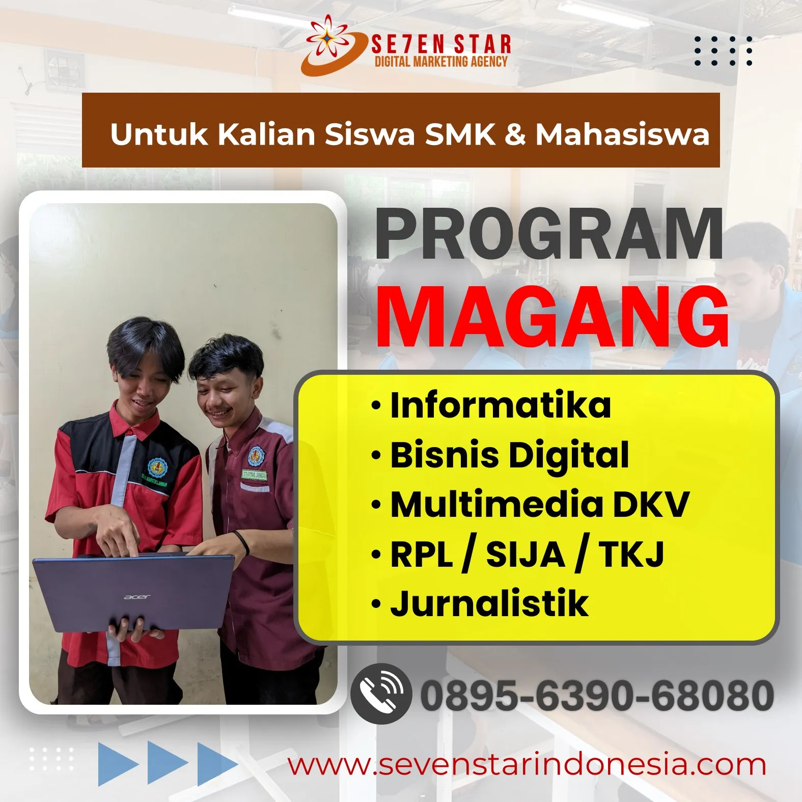 WA 0895-6390-68080, Lokasi PKL Jurusan Manajemen Pemasaran di Kediri