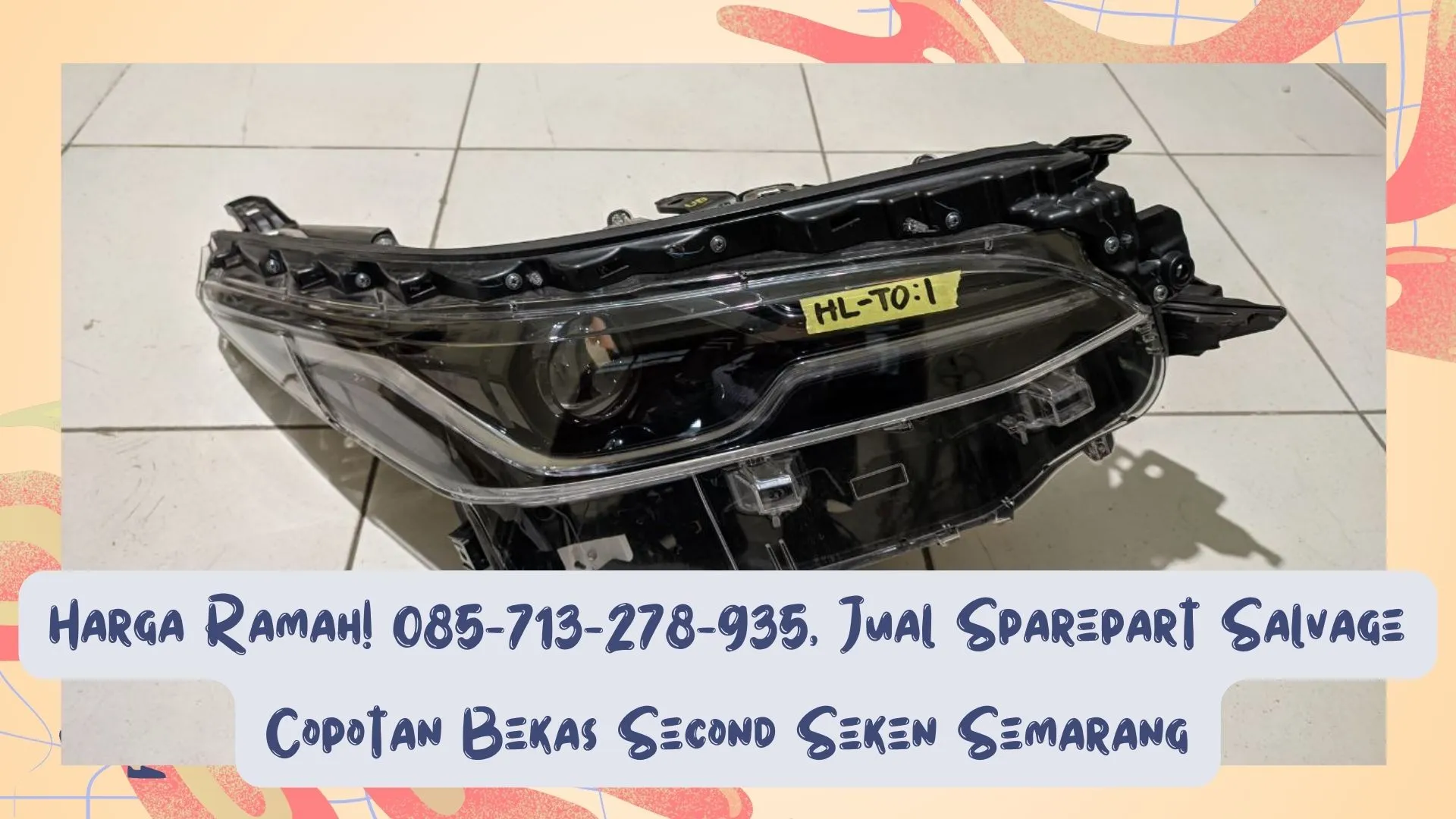 Bekas Berkualitas! , Jual Sparepart Copotan Mobil Headlamp Fortuner Semarang