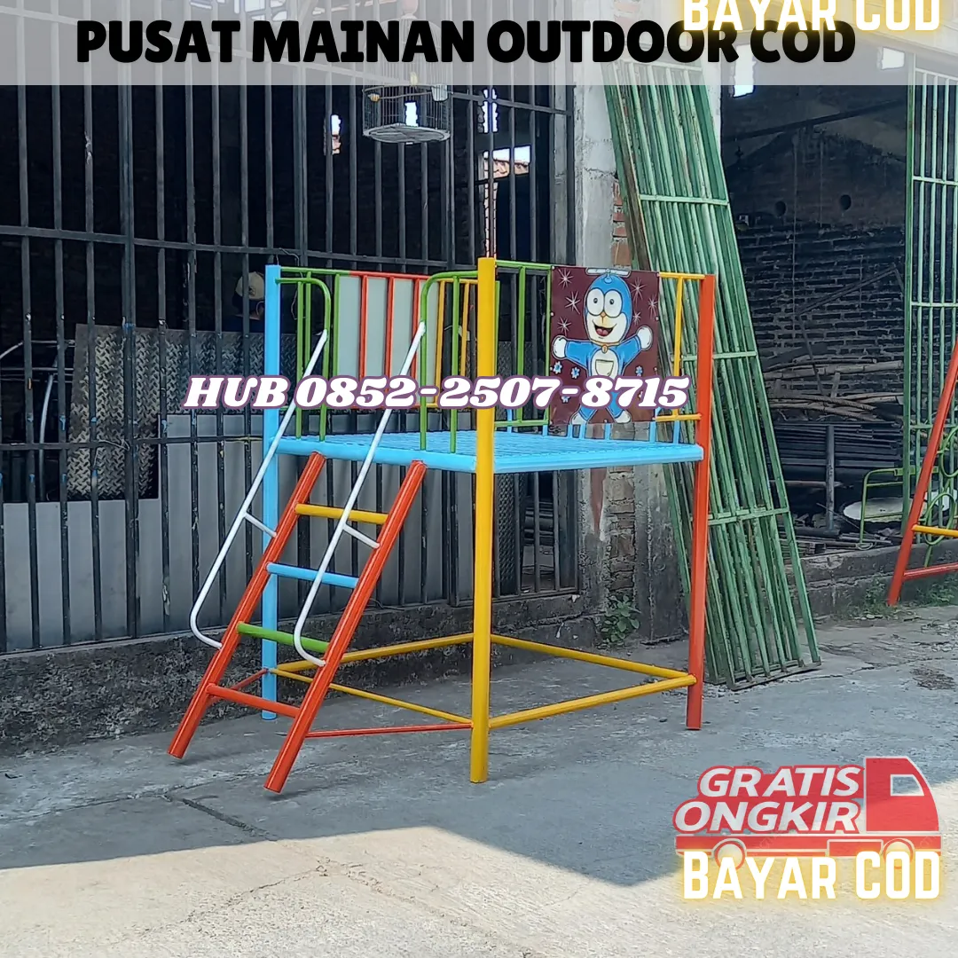 Gambar Mainan Perosotan anak tk Kec Ajibarang Banyumas