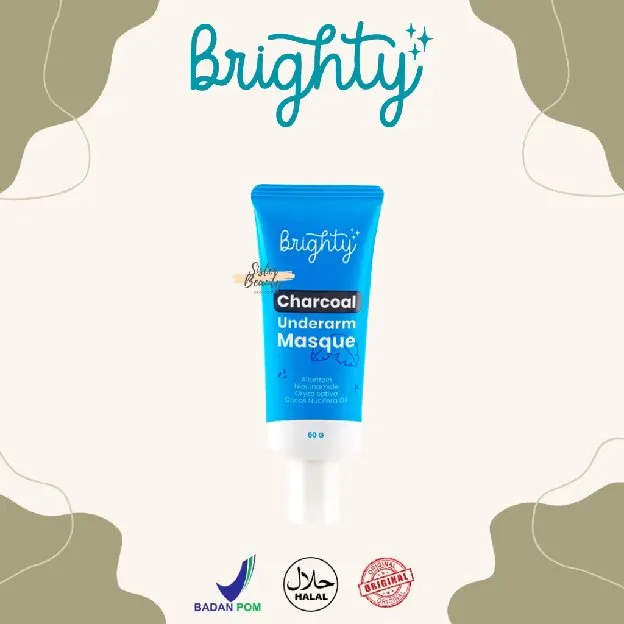 Brighty Charcoal Underarm Masque Masker ketiak Pencerah Pemutih Ketiak Dan selangkangan pencerah Pem