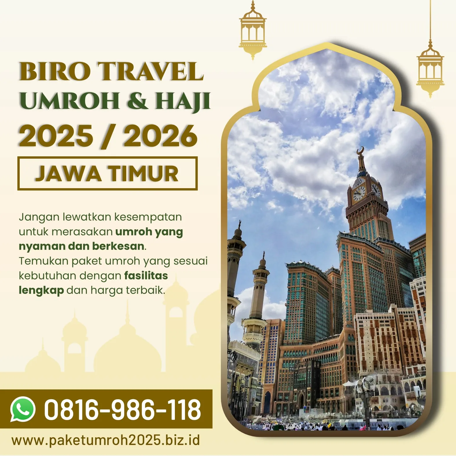 Travel Umroh Akhir Tahun 2025 Blitar AL Bahjah