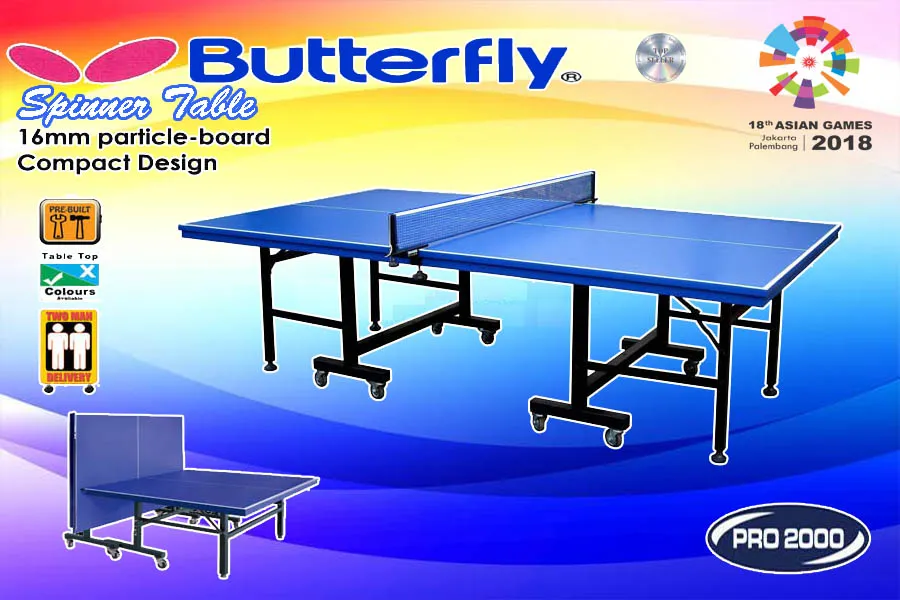 tenis meja pingpong merk Butterfly indoor