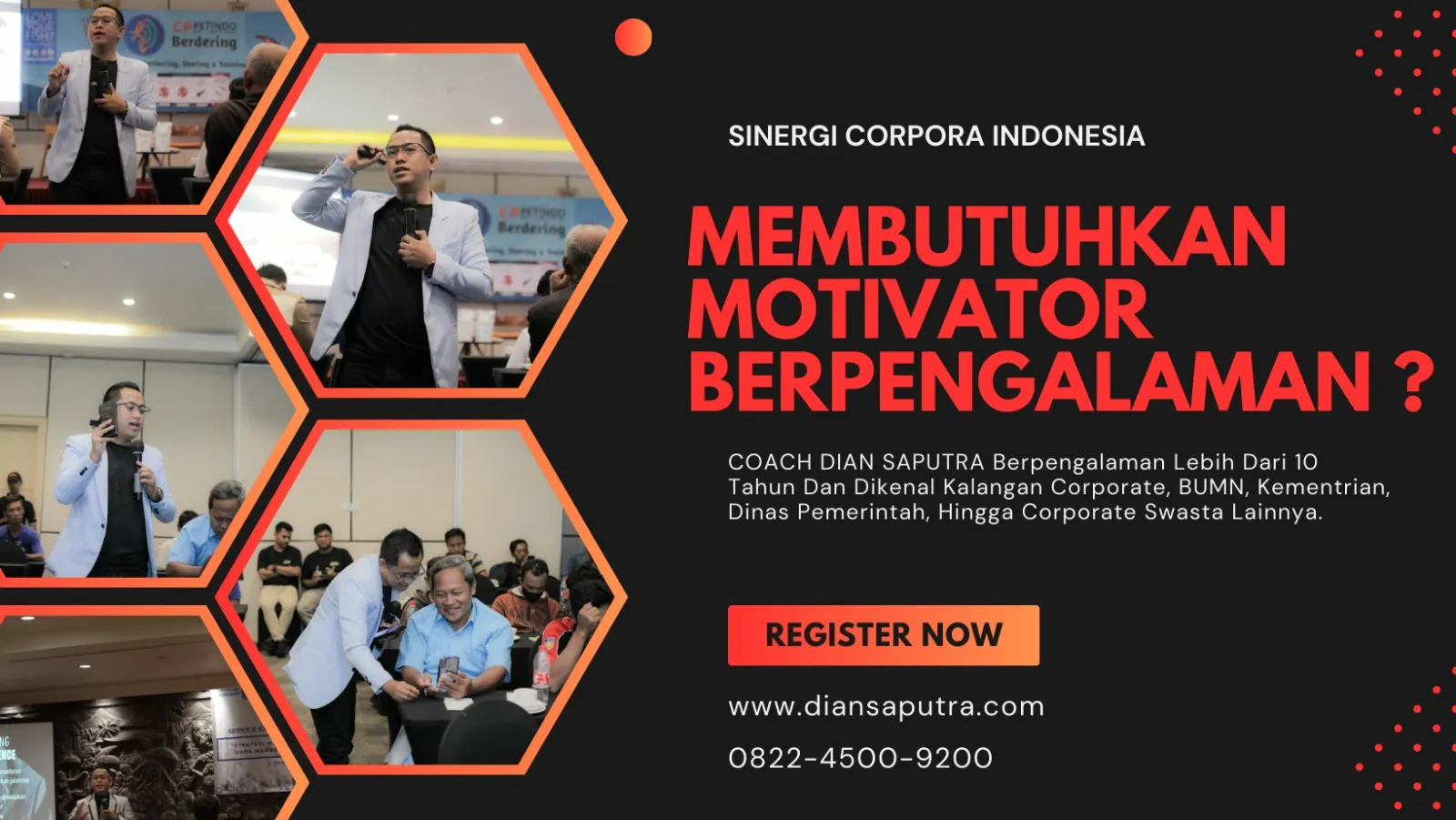 Motivator Boyolali, Terpercaya & Solutif, Dian Saputra