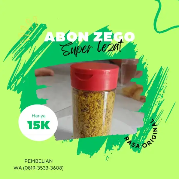 Rasa Otentik 0819-3533-3608 Pabrik Abon Cakalang Abon Tongkol Sambal Pilihan Gizi Untuk Anak-Anak  Pekanbaru Makassar Abon Zego