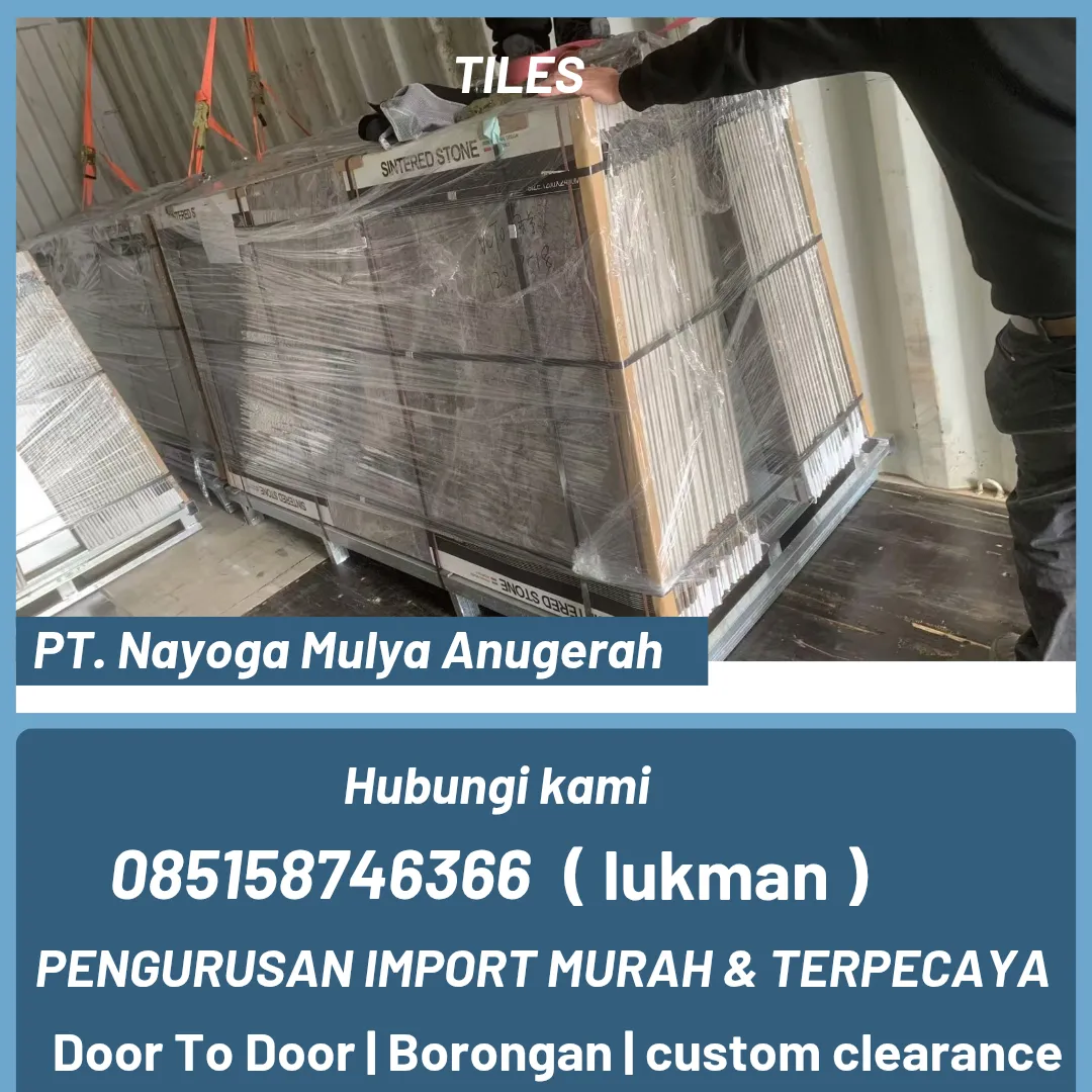 JASA IMPORT TILES DARI SAN MARINO DOO TO DOOR - INDONESIA