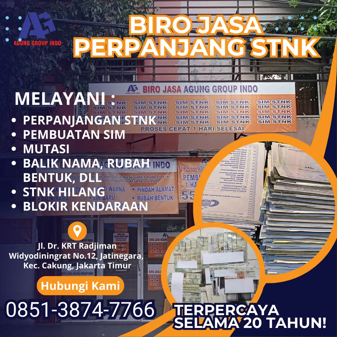 Biro Jasa Stnk Bpkb Jakarta Timur