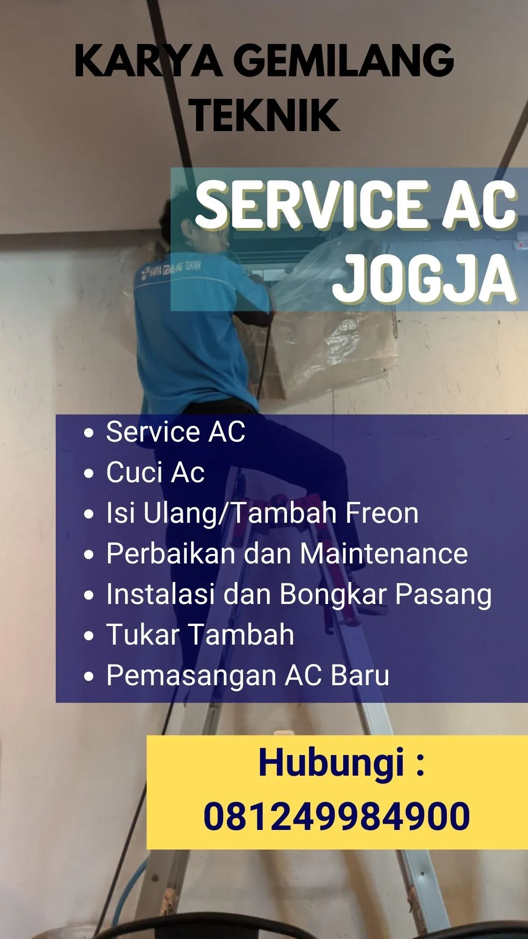 Service AC, Cuci AC, Pasang AC di Sentolo Kulon Progo