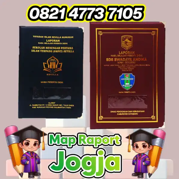 0821-4773-7105 Cover Raport K13 Map Ijazah di Girisubo Gunungkidul