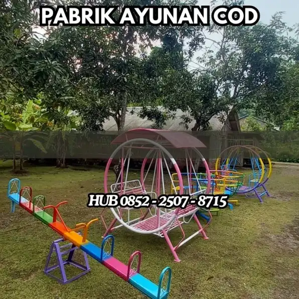 Hub 0852-2507-8715 DIJAMIN AMAN ! ayunan besi bulat besar Dan mainan playground Kec Jati Blora Bayar COD Free Ongkir