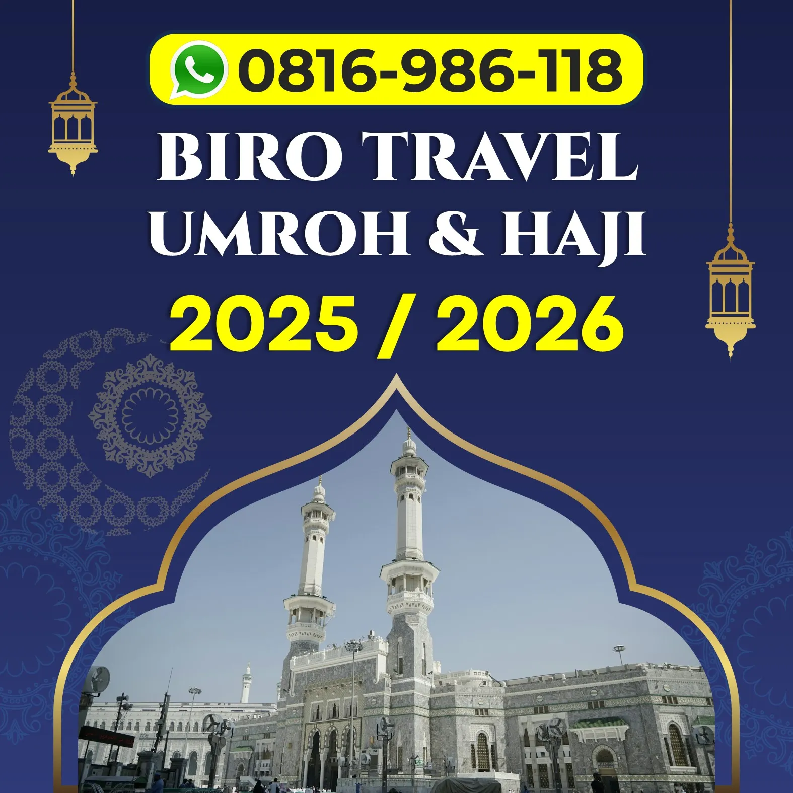 Travel Umroh Akhir Tahun 2025 Nglegok Blitar AL Bahjah, Umroh Berkah