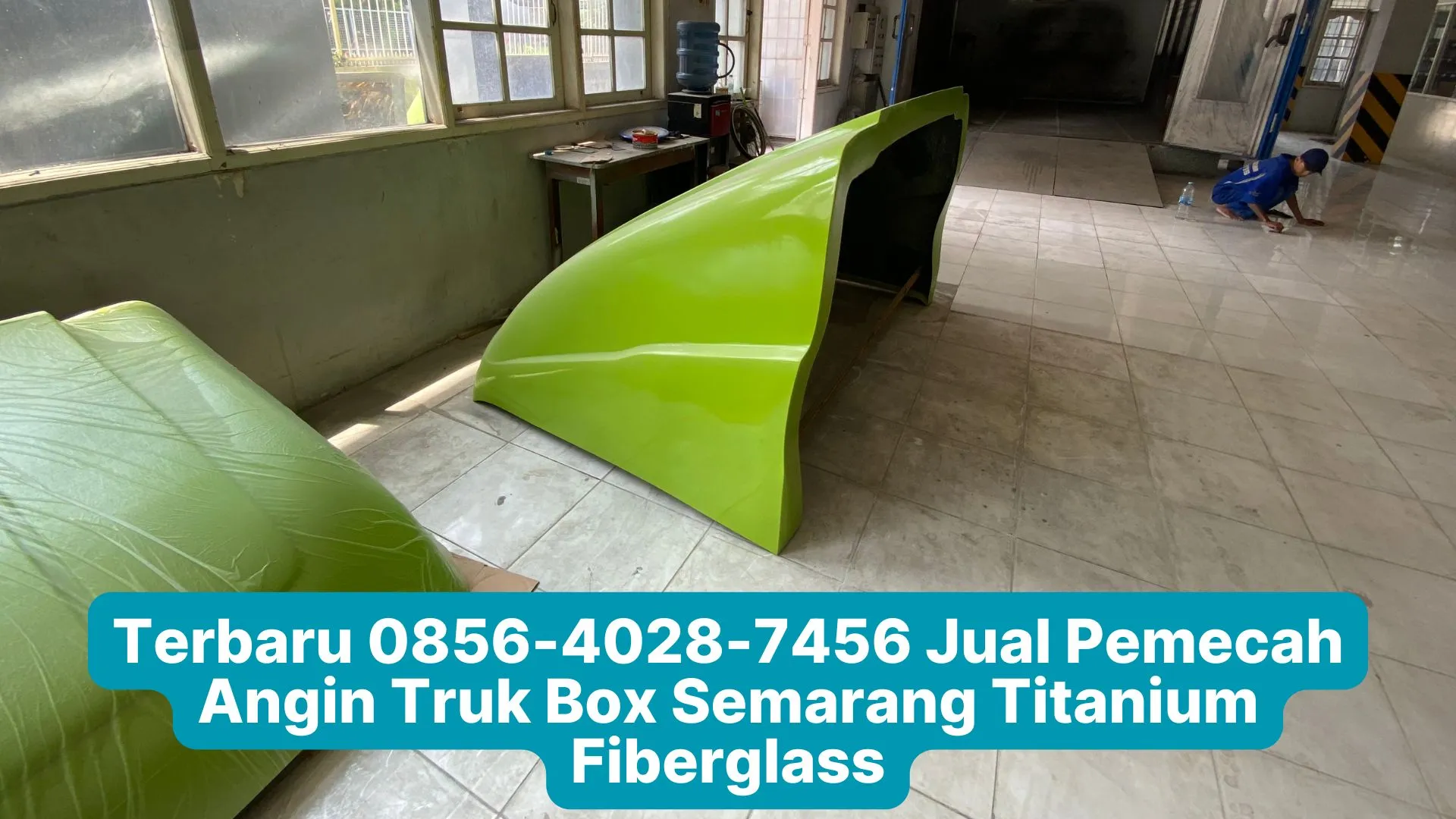 Terbaru 0856-4028-7456 Jual Pemecah Angin Truk Box Semarang Titanium Fiberglass